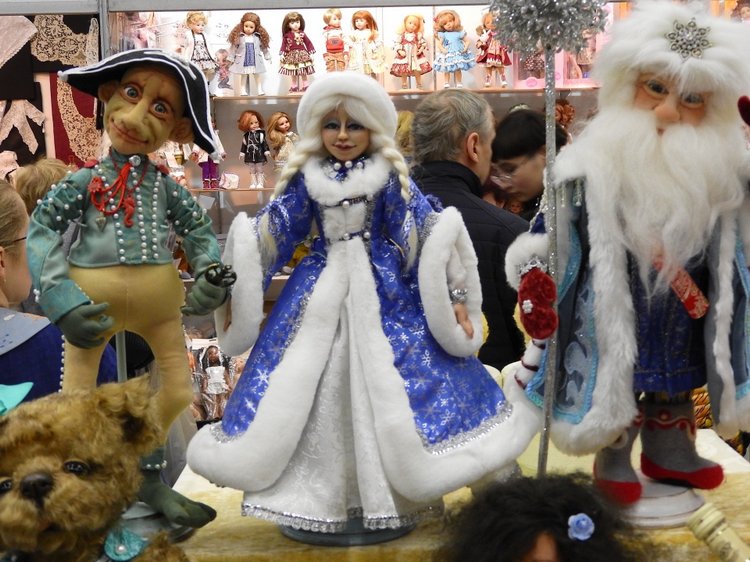 XV Международный осенний салон авторских кукол на Тишинке с 4 по 6 октября 2019 года в Москве - часть 3