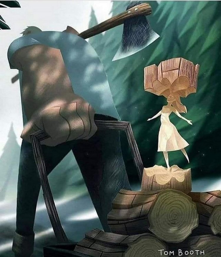 Сентиментальная история о дровосеке и его любимой (фото 7)