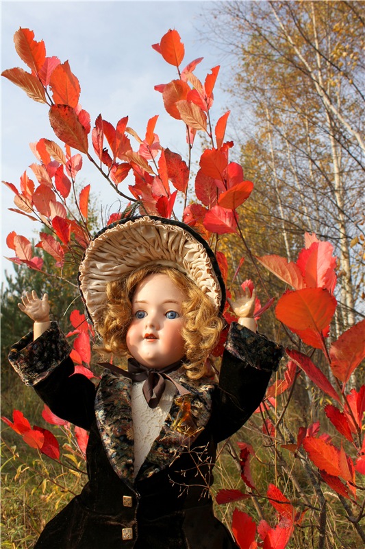 Кейт - Девочка Осень — Антикварные куклы Armand Marseille (AM): молд 390