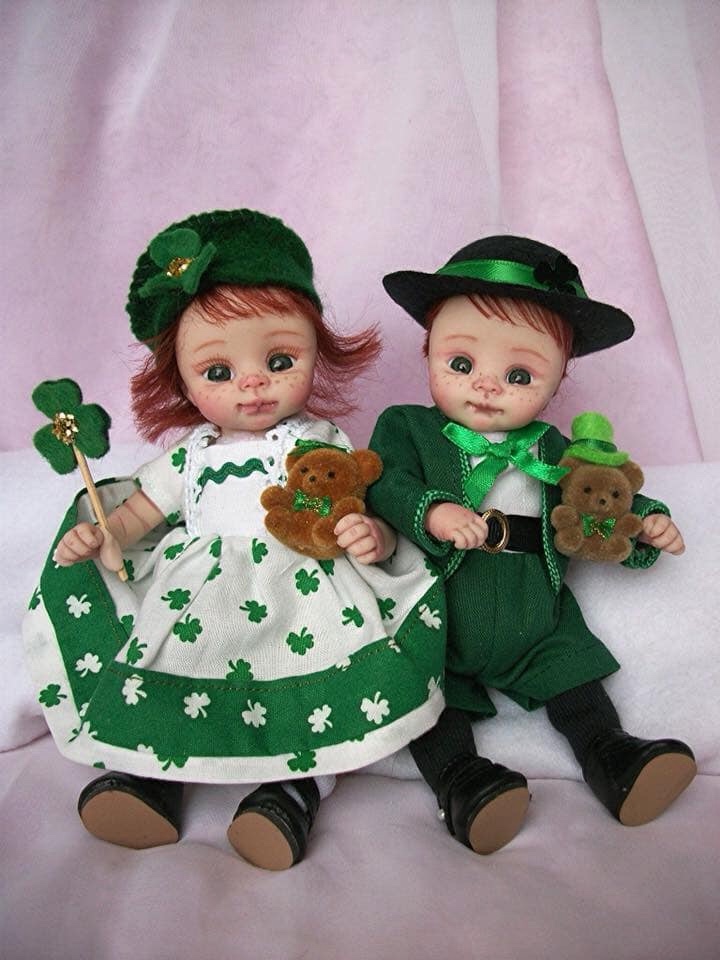 Авторские куклы дети из полимерной глины от Joni Lea - ч.14