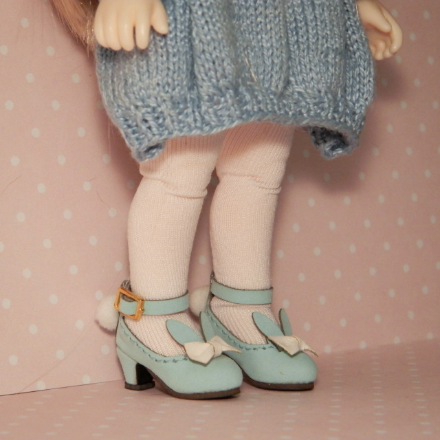 Обувь с ушками зайчика для моей пукифишки (фото 6)