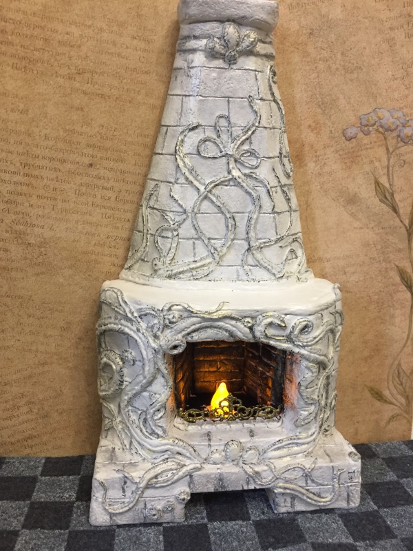Вот такой вот был камин — Мебель для кукол и домиков: фото (фото 6)