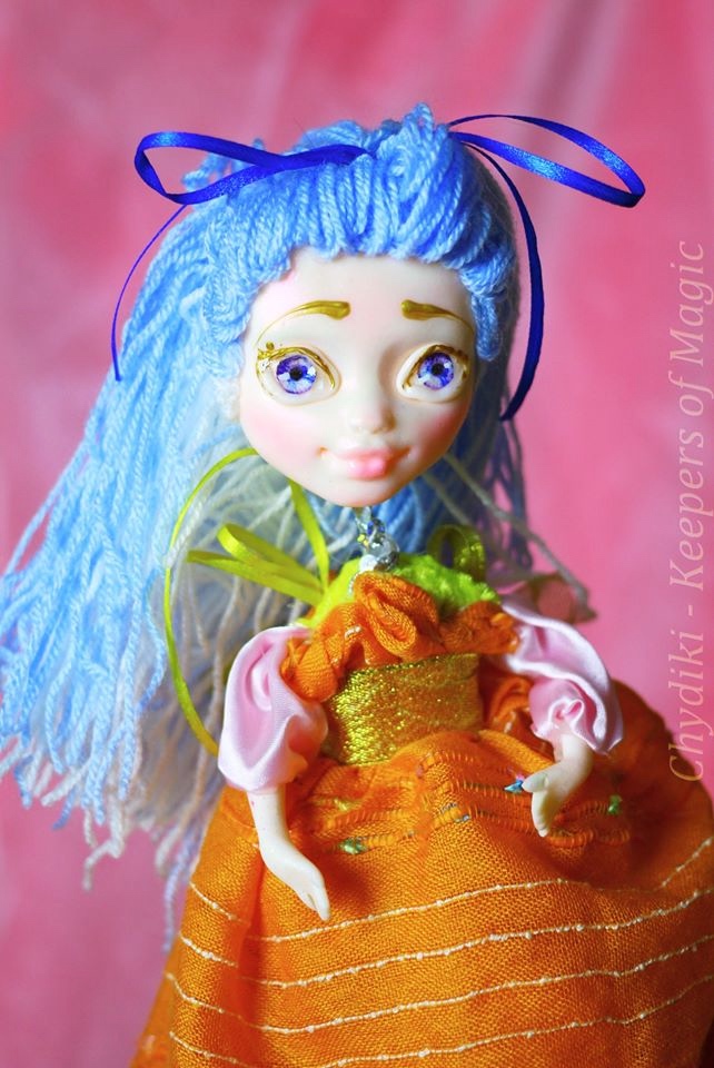Chydiki - Fairy OOAK Art dolls, artist collectible fantasy clay toys - 6