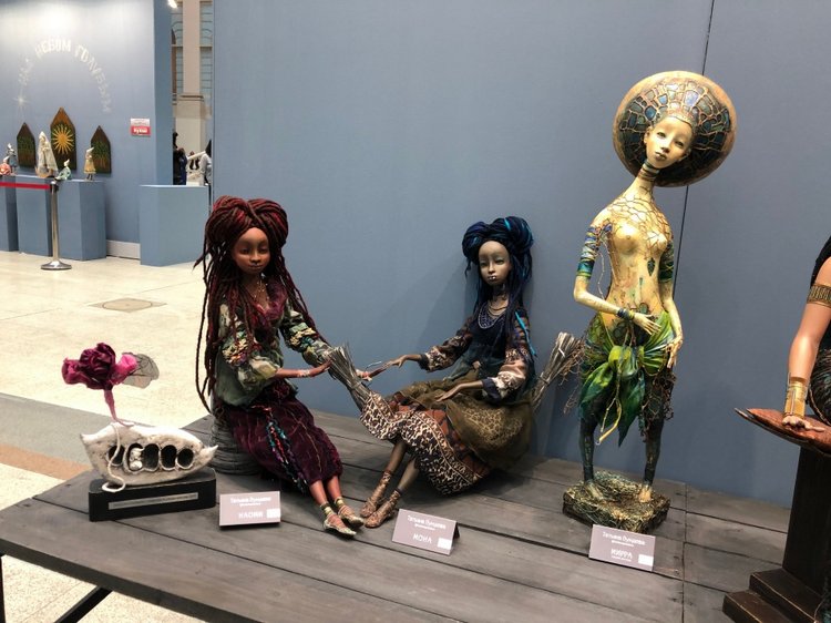 "Искусство куклы" 2019 - приглашаю прогуляться по выставке... ч.2