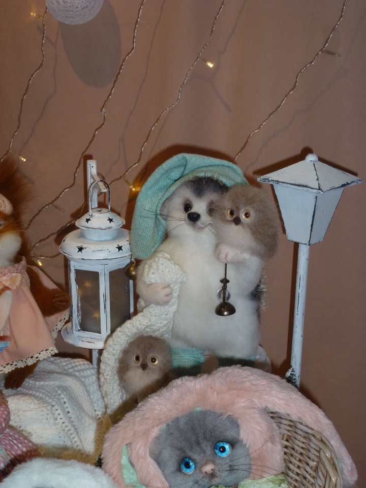 X Юбилейная выставка - Искусство Куклы (Гостиный Двор - 2019) - ЁЖИКИ и СОВУШКИ