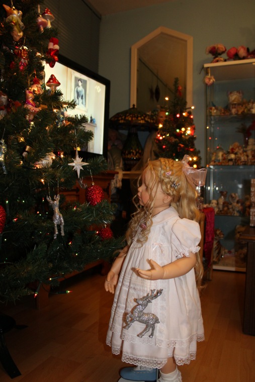 Новогодняя елка с моими куклами от Hildegard Gunzel