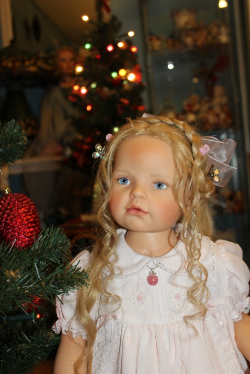 Новогодняя елка с моими куклами от Hildegard Gunzel