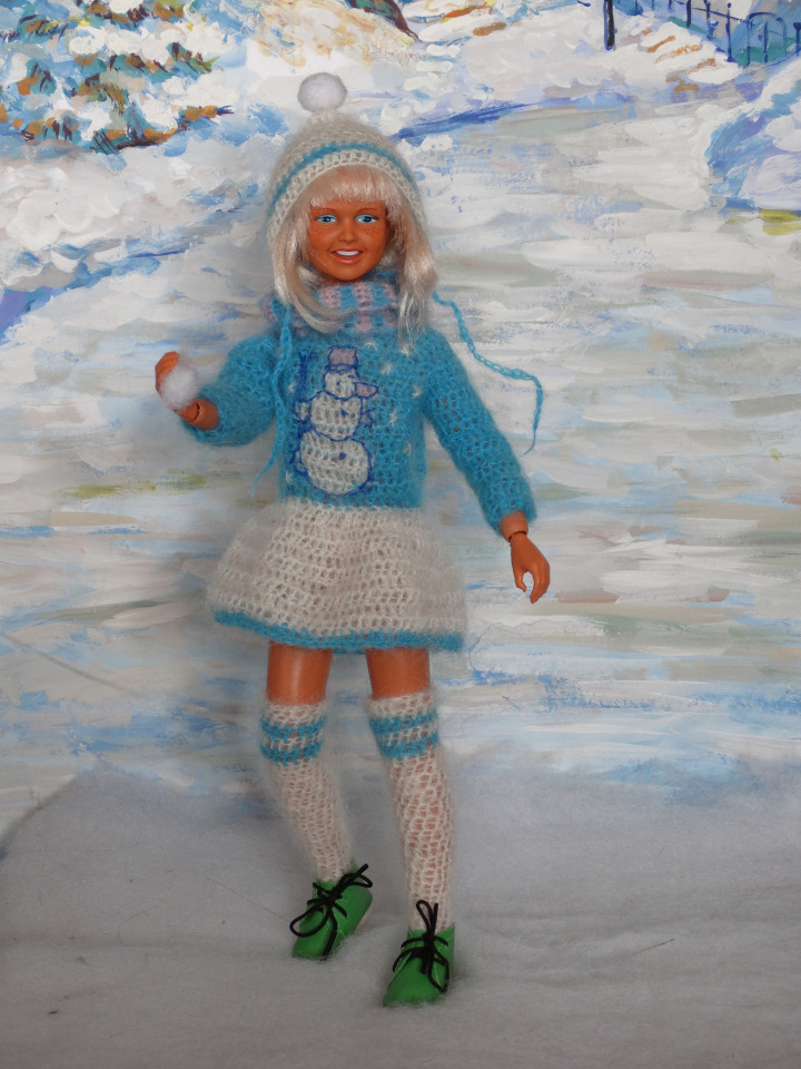 Играем в снежки — Винтажные куклы ГДР (Немки): Бигги