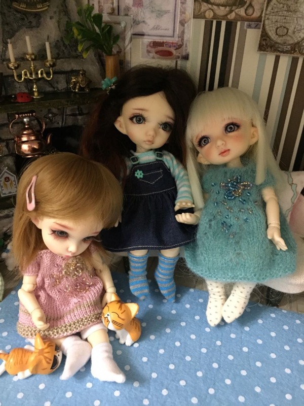 Полосатый домик — Румбоксы и кукольные интерьеры: фото