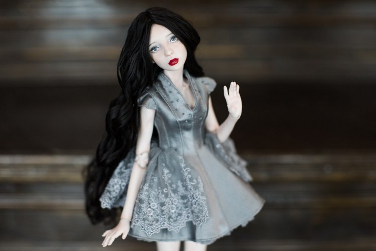 Девушка с татуировкой павлина и Красная Шапочка - фарфоровые куклы | Бэйбики Девушка с татуировкой павлина и Красная Шапочка - фарфоровые куклы