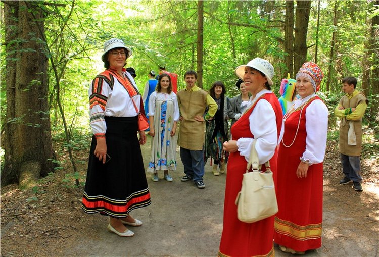 "Троицкие гуляния" в Василёво, 2019 год, заключительная часть. Архитектурно-этнографический музей под открытым небом Василёво