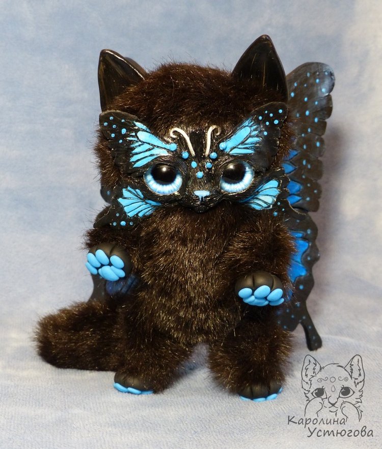 Волшебный бабочковый котенок Папилиофелис. И история из комнаты мага (фото 3)