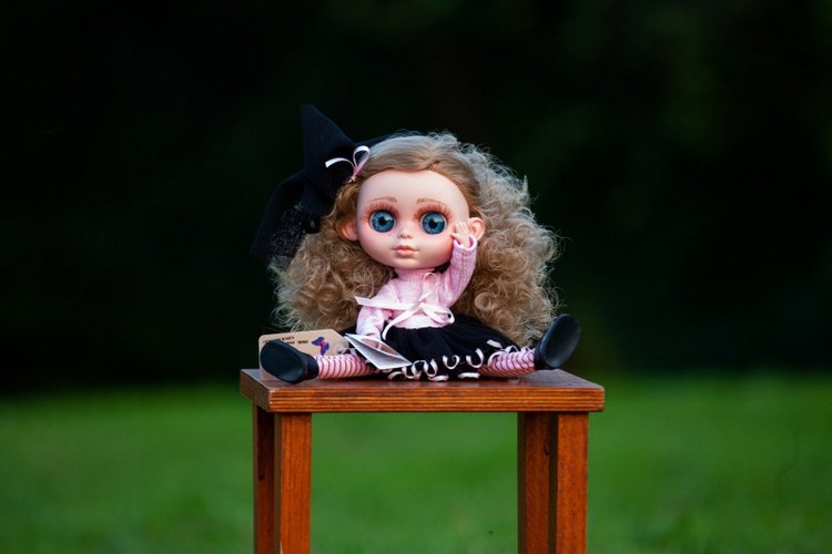 В гостях у STEPHA dolls! Biggers, Миниамигес, Вестида де Азул