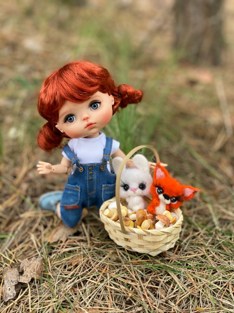 Как Варя ходила за грибами. Fabbi Chibbi Meadow dolls | Бэйбики Как Варя ходила за грибами. Fabbi Chibbi Meadow dolls