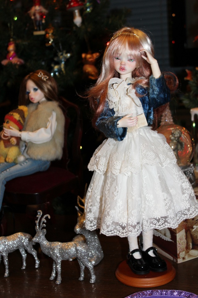 Праздничная история с моими девочками BJD