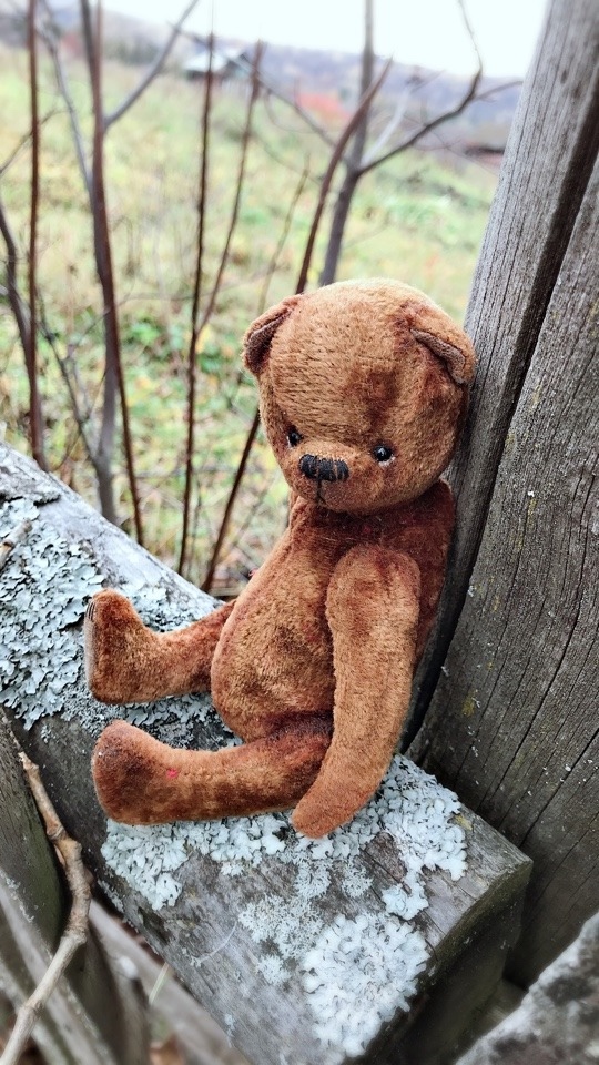 Авторский мишутка и куколки ГДР (фото 2)