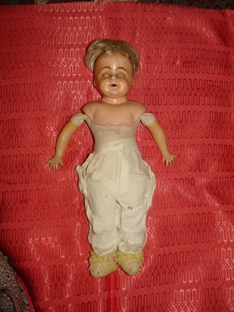 Моя коллекция. Антикварные младенцы. Малыш в длинном платье (фото 5)