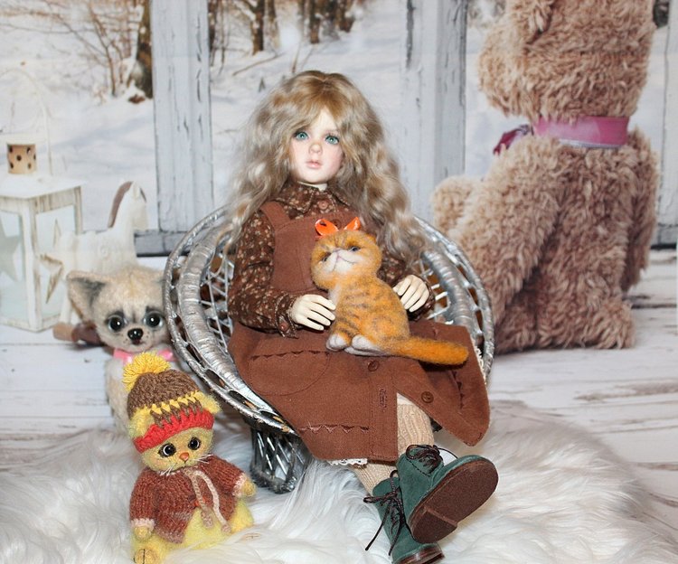 В Рождественский сочельник. Розочка в ожидании Рождества