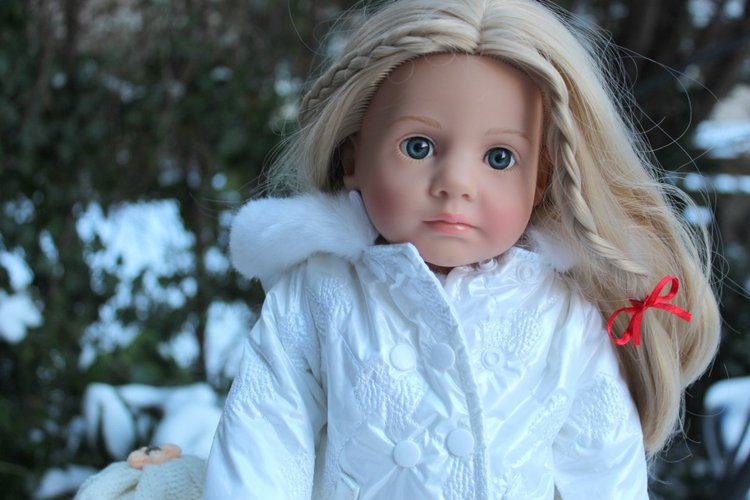 Снежные забавы Кети и Рози. Провожаем зиму (фото 9)