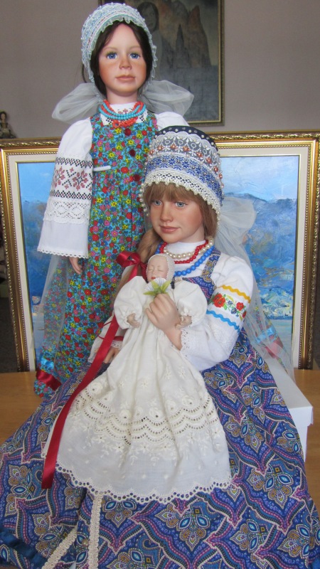 Сестры Кларк — Домашние фото авторских кукол: личные коллекции