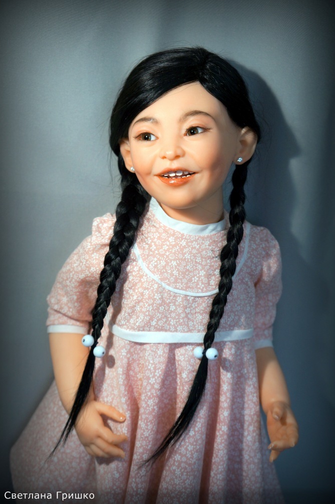 ООАК кукла Светланы Гришко. Казуко (фото 10)