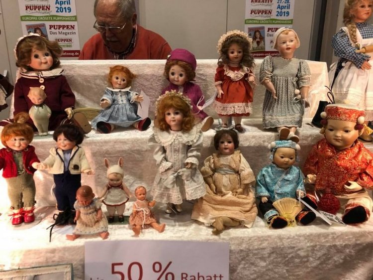 Выставка кукол и мишек в Мюнстере, Германия 28.04.2018-29.04.2018 год часть вторая (фото 5)