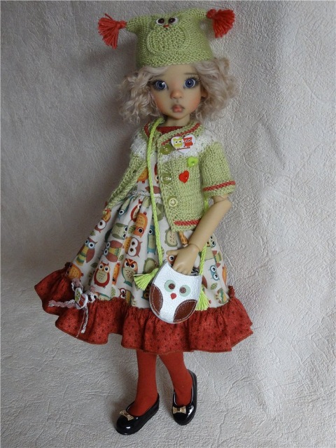 Еще немножко "рукотворчества" для каешек. Лайла-Совенок