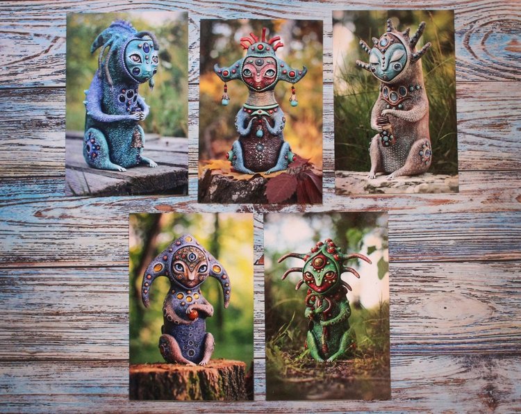 Зябры - Авторские фантастические космические существа (фото 4)