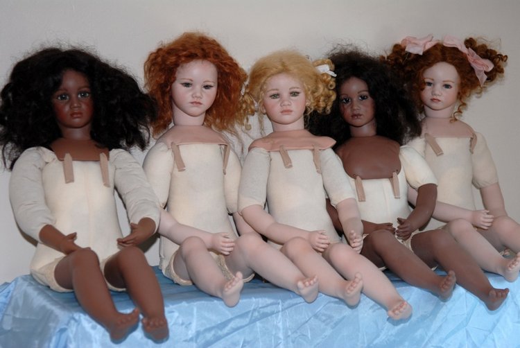 Как я делала фарфоровых кукол Химстедт. Проект длинной в десять лет (Плюс еще три года!). Тянет на рекорд Гиннеса? Часть