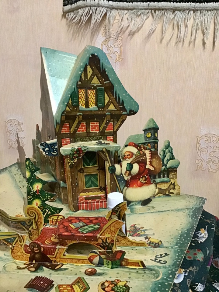 Винтажные новогодние картонажные изделия: у кого была такая игрушка
