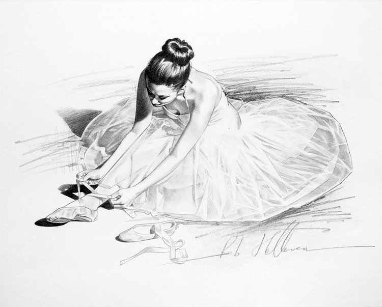 Beatrice Perini. Авторские работы ООАК из глины "терракота" - Балерина. The Rest, часть 3