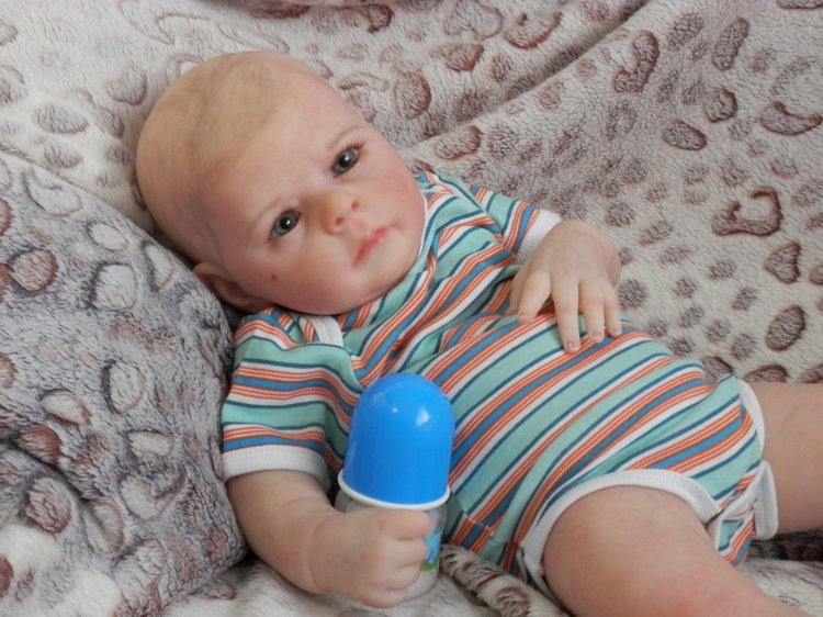 Мальчик Майчик .Кукла реборн Шутовой Анны (фото 10)