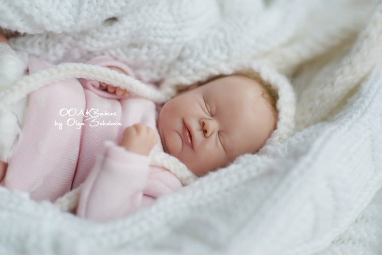 Авторский младенец Шарлотта. ООАК Ольги Соколовой (фото 7)