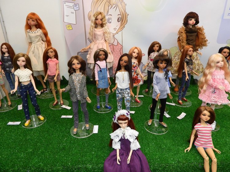 XV Международный осенний салон авторских кукол на Тишинке с 4 по 6 октября 2019 года в Москве - часть 1