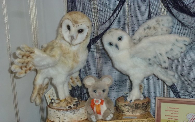 XI Московская международная выставка мишек Teddy - Филины (Совы) | Бэйбики XI Московская международная выставка мишек Teddy - Филины (Совы) (фото 8)