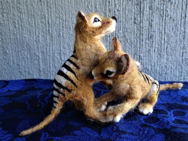 FineFeltedCritters - Авторские войлочные скульптуры by Carol Rossi - ч.2