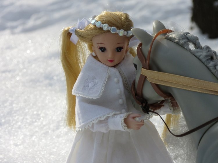 Зимнее катание Хелены — Куклы Takara Tomy (Такара): Licca (Ликка)