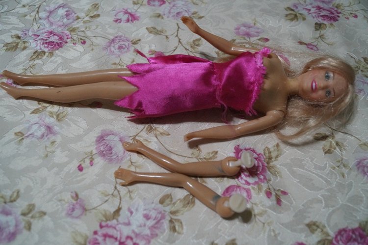 Третья выписка сентября. Перелом колена, сломано крепление руки в плече, сгрызена кисть или полное её отсутствие - это все