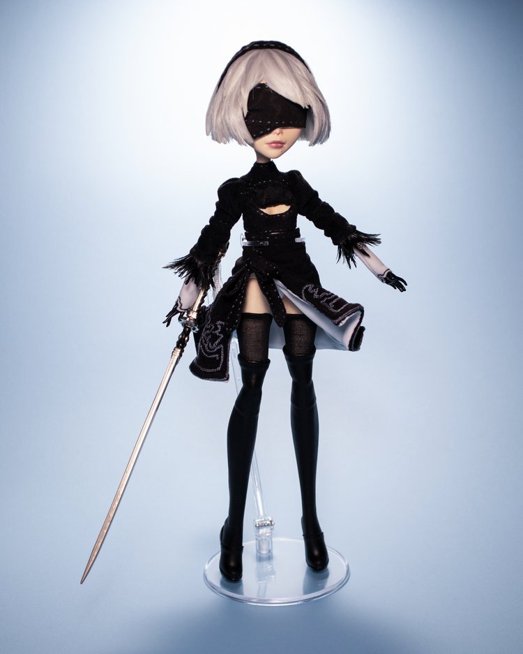 OOAK YoRHa No.2 Type B или 2B из NieR: Automata (фото 7)