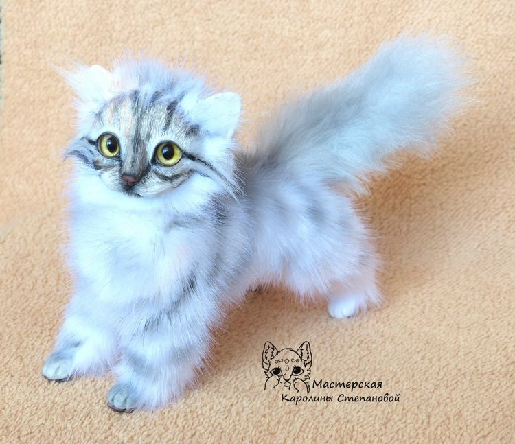 Кошечка Буся, портретная игрушка