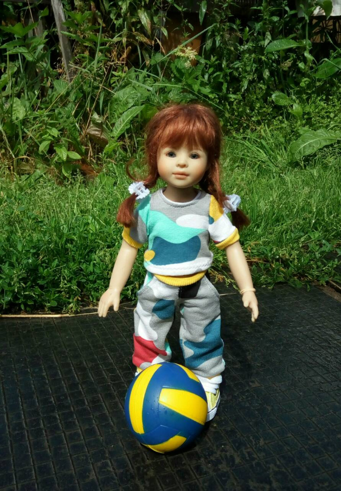 Наше лето. Коллекционная кукла Светочка Heidi Piusczok