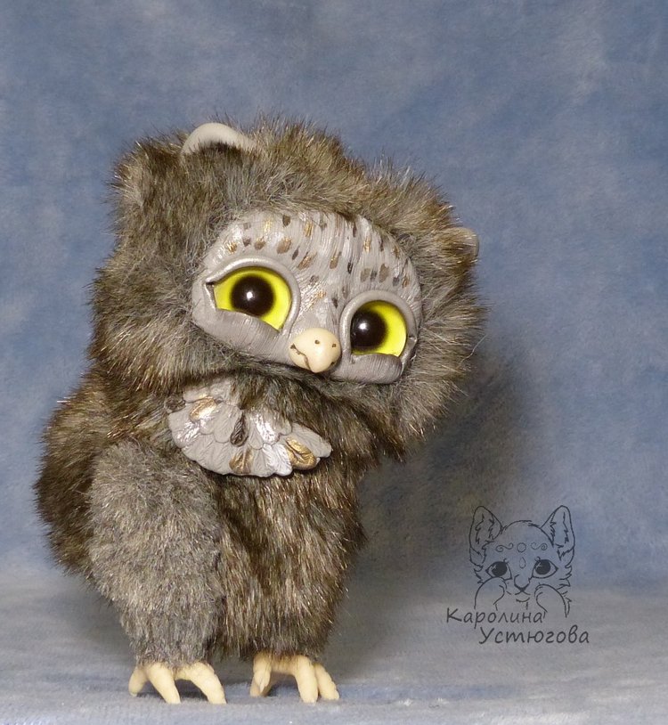 Парочка серых счастливых сов (фото 10)