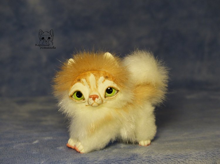 Щенок Хаски, миниатюра. Рыжий окрас (фото 3)