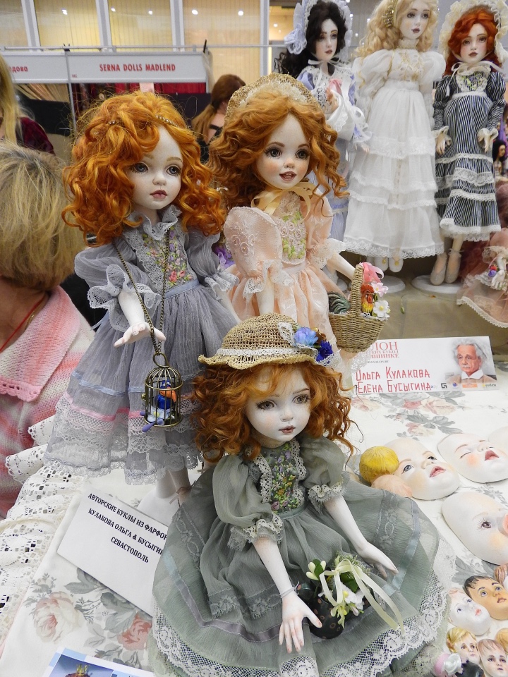 XV Международный осенний салон авторских кукол на Тишинке с 4 по 6 октября 2019 года в Москве - часть 1