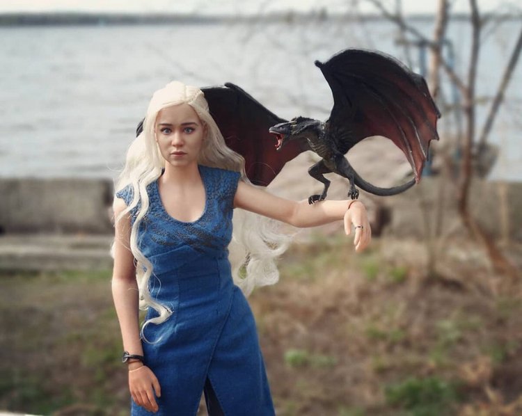 Ещё немного Дейнерис. Экшен-кукла Daenerys от ThreeZero (фото 7)