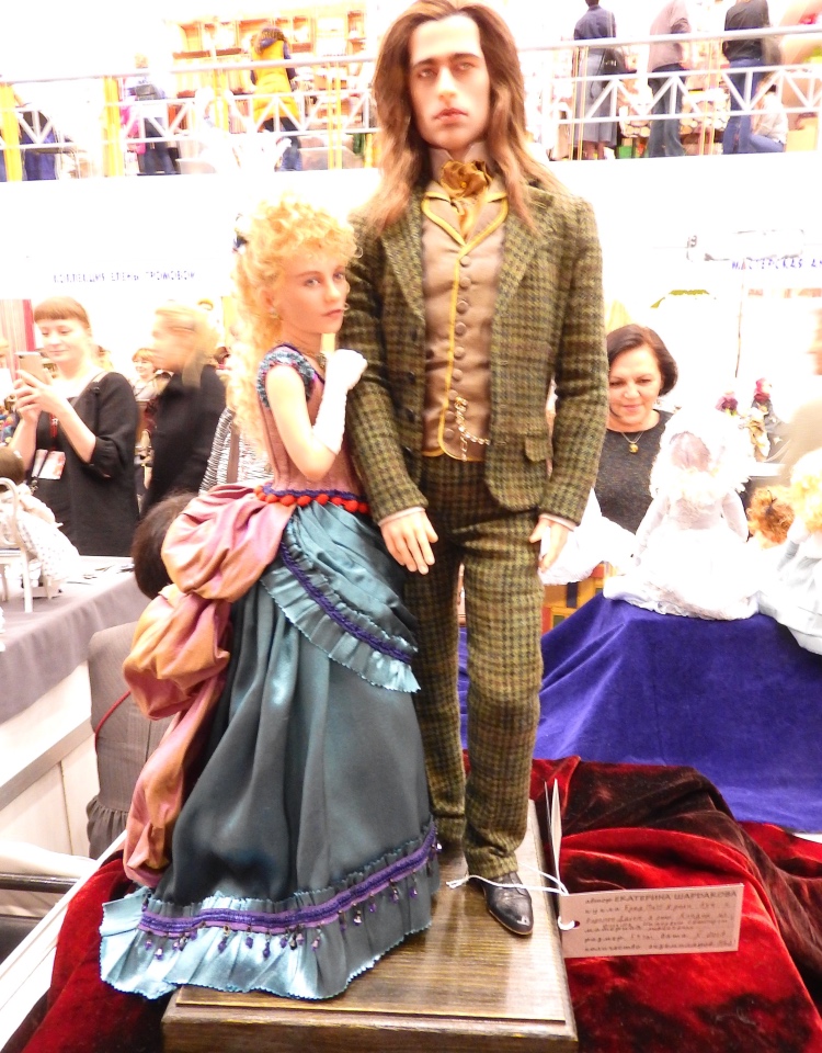 XV Международный осенний салон авторских кукол на Тишинке с 4 по 6 октября 2019 года в Москве - часть 1