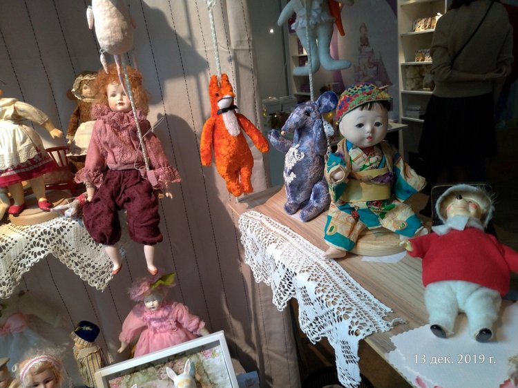 X Международная выставка "Искусство куклы" в Гостином дворе. Часть 1