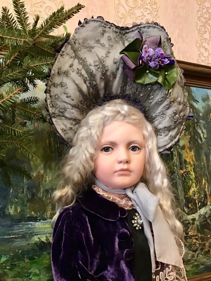 Мой первый бонет в этом году - Пармские фиалки | Бэйбики Мой первый бонет в этом году - Пармские фиалки (фото 4)