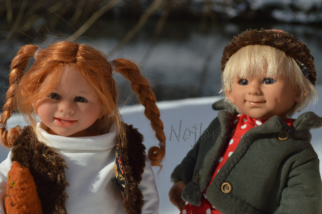 Зима не спешит уходить... Вихтели Rosemarie Anna Muller