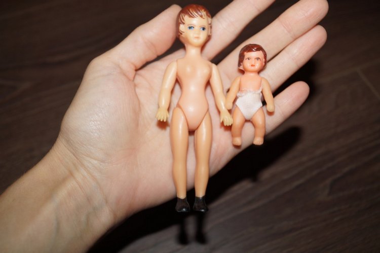 Резиновые советские пупсики до 10,5см - моя коллекция №2